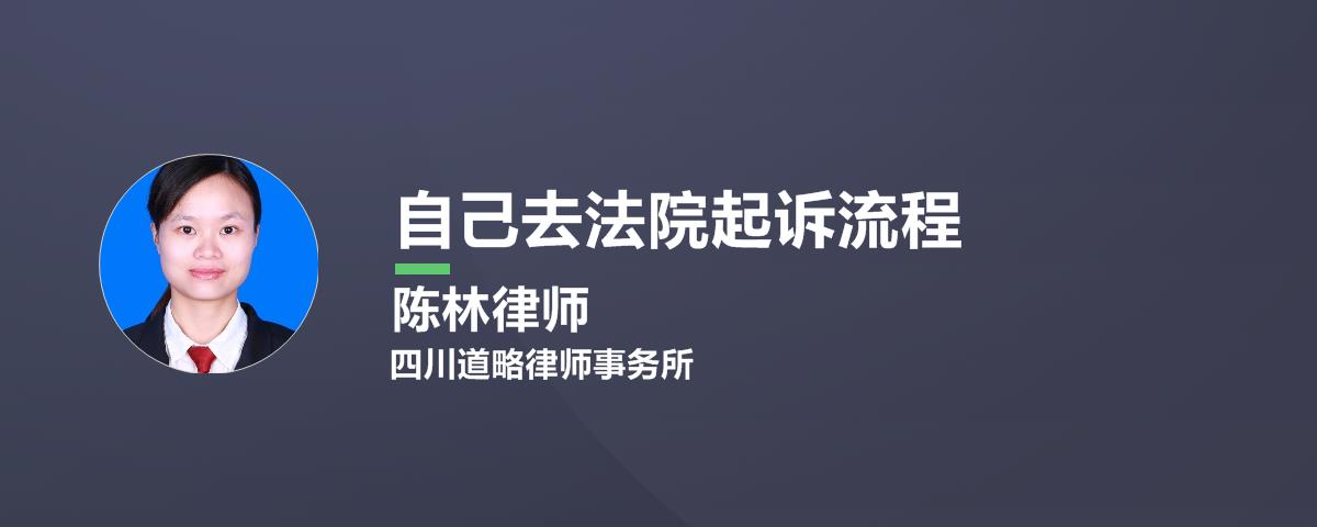 想去法院起诉，流程怎么走