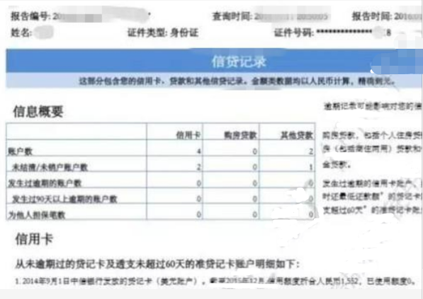 个人征信网上查询