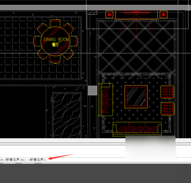 CAD 关闭XC剪裁边界线