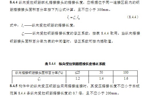 钢筋绑扎搭接长度是怎么计算的？