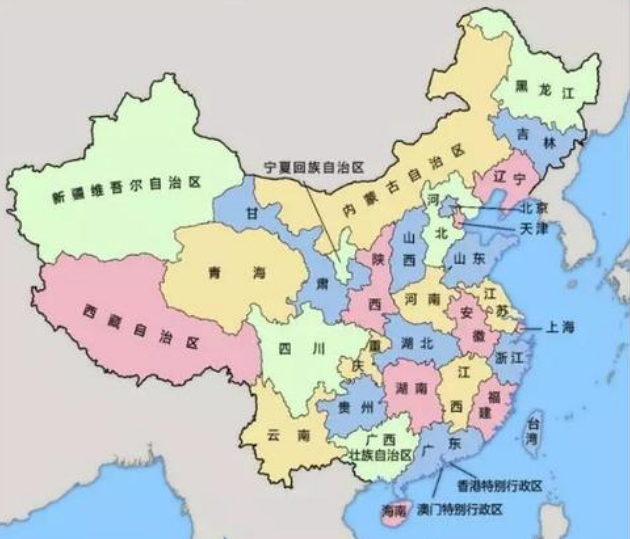 中国几个省份几个直辖市,几个自治区？