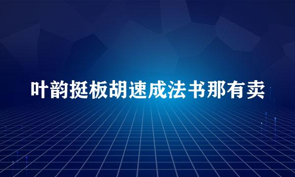 叶韵挺板胡速成法书那有卖