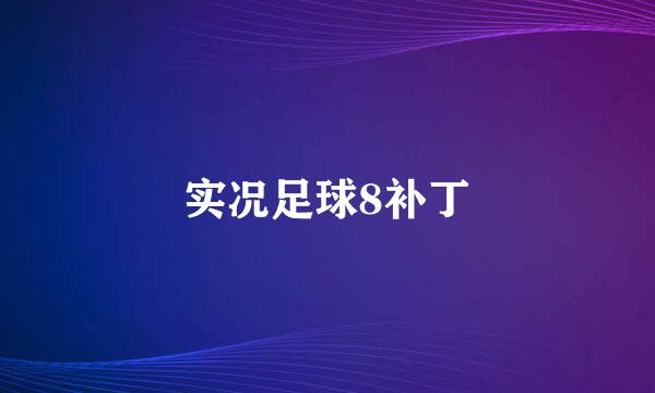 实况足球8补丁