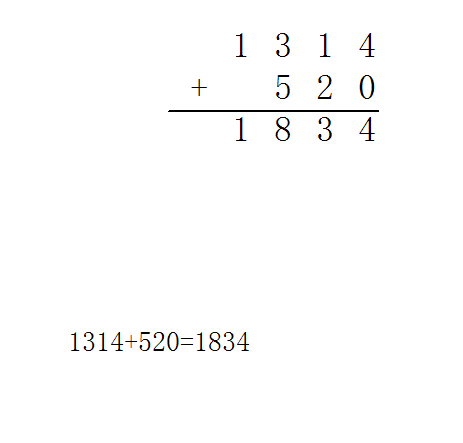 1314+520等于多少