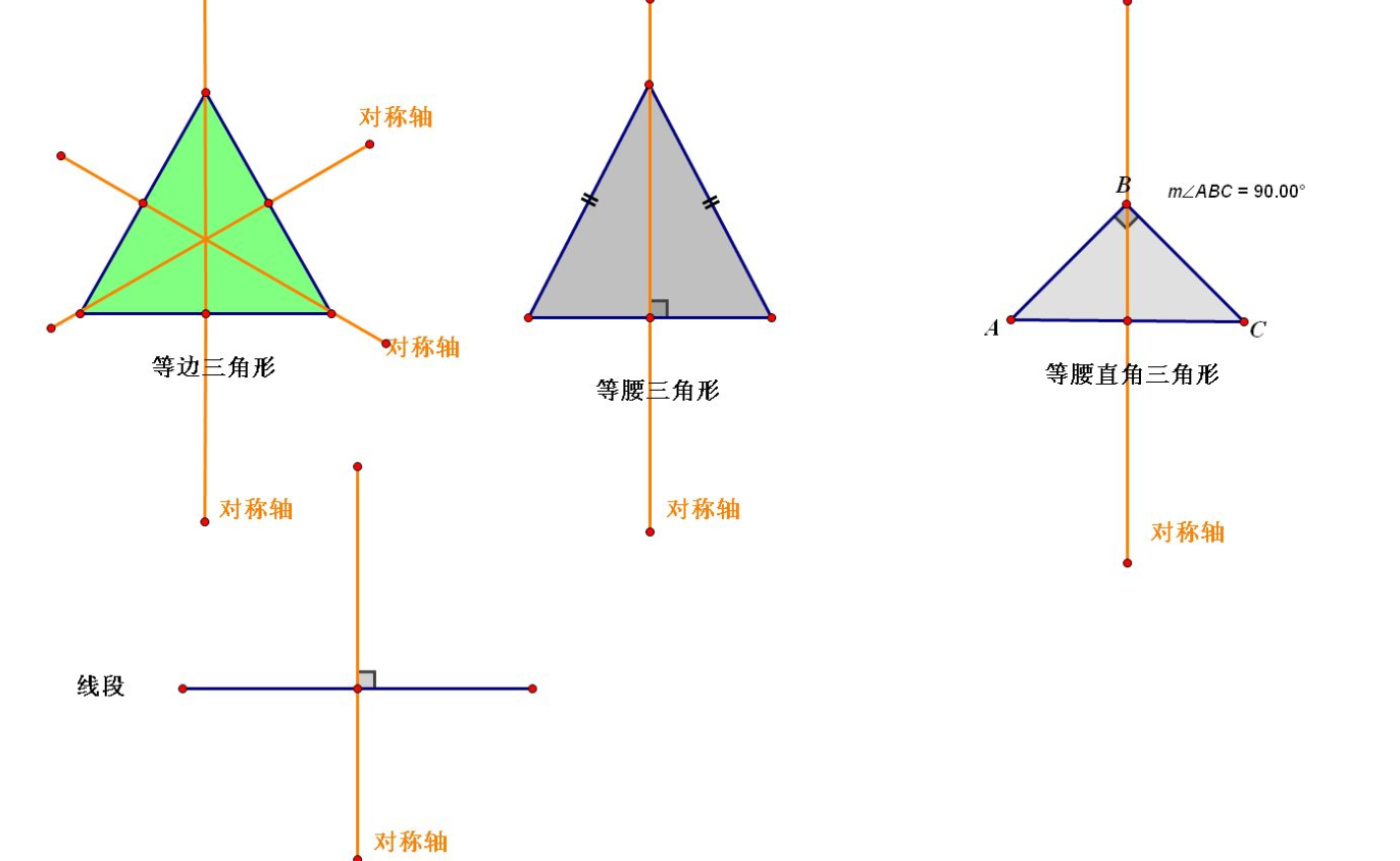 等腰三角形有几条对称轴等边三角形有几条对称轴