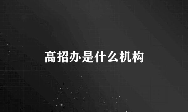 高招办是什么机构