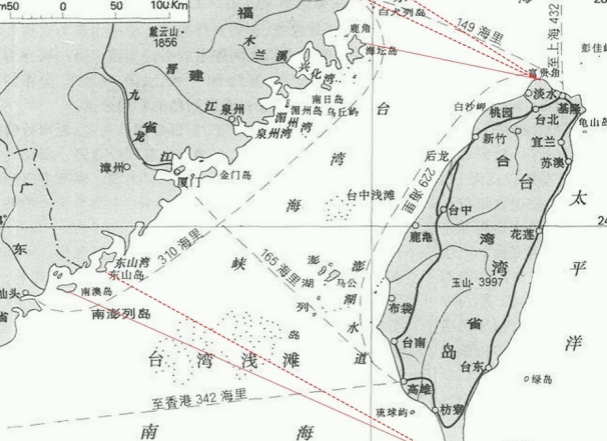 台湾海峡有多宽？