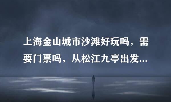 上海金山城市沙滩好玩吗，需要门票吗，从松江九亭出发到金山城市沙滩怎么走~~