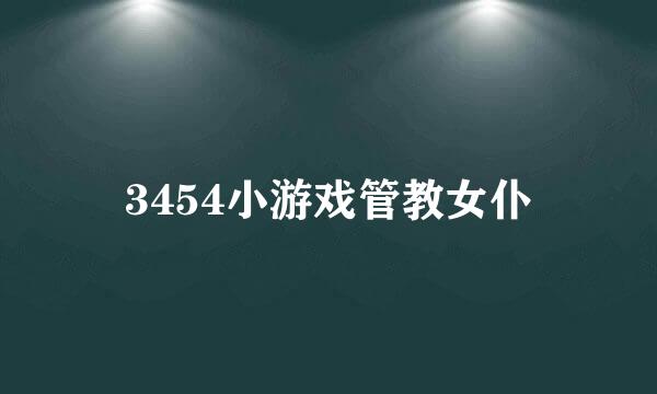 3454小游戏管教女仆