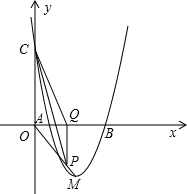 如图，抛物线y=ax2+bx+c与x轴交于A、B两点（点A在点B左侧），与y轴交于点C，且当x=O和x=4时，y的值相等．