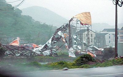 台风云娜的危害双离需之传法关