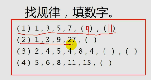 找规律填数来自字有那些方法