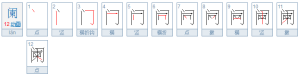 阑是什么意思