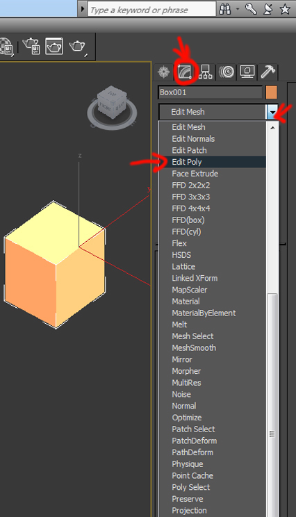 英文版3DMAX 塌陷命令在哪