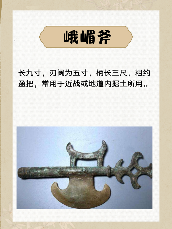 中国古代十八来自班兵器—十大名斧篇