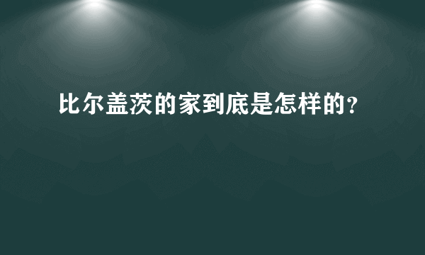 比尔盖茨的家到底是怎样的？