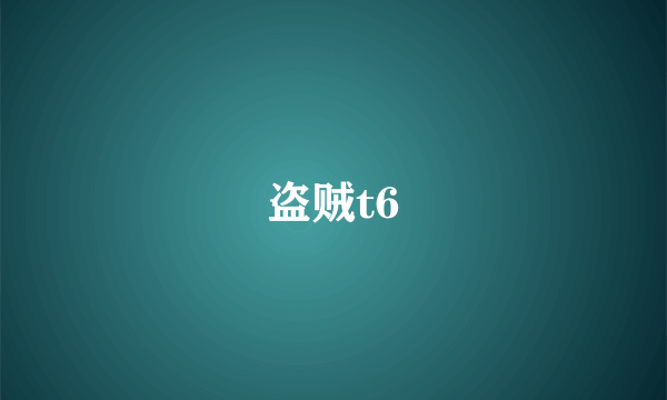 盗贼t6