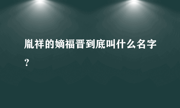 胤祥的嫡福晋到底叫什么名字？